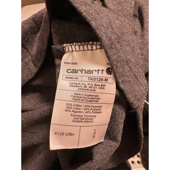 Carhartt Men’s oversized loose fit grey long sleeve T shirt EUC Large - Picture 6 of 10